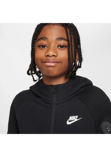 Nıke Tech Fleece Unısex Çocuk Sweatshırt HV5867-084 modelleri