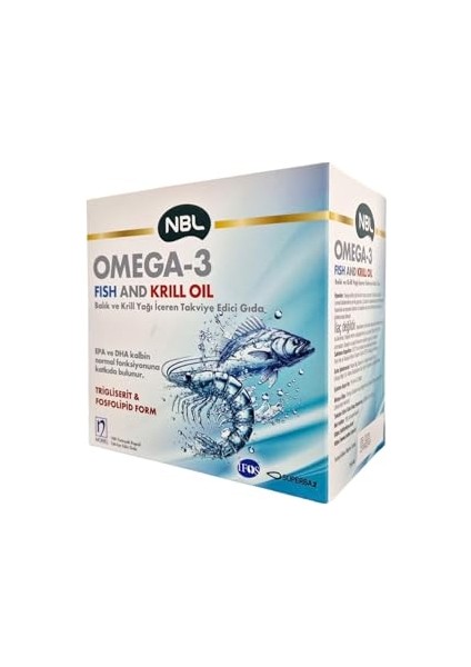 Nbl Omega3 Fish/krill Oil Teg 50 Kapsül Gıda Takviyesi fiyatları