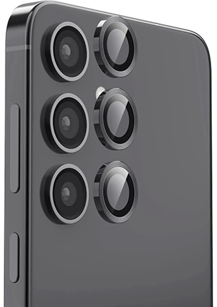 Samsung Galaxy S25 Plus Raze Metal Kamera Lens - Siyah modelleri