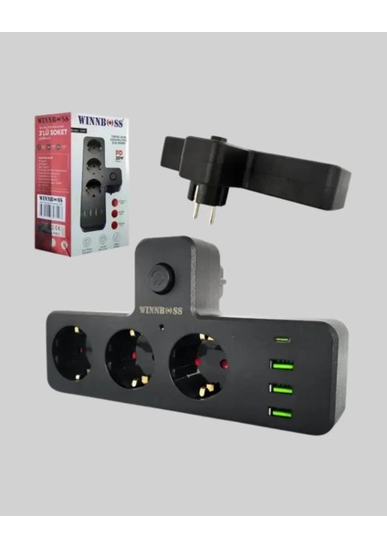 Masa Üstü Çoklu Priz USB ve Type-C Çıkışlı Güç Dağıtıcı fiyatları