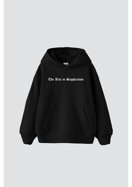 Arts Supplication Baskılı Oversize Unisex Premium Siyah fiyatları