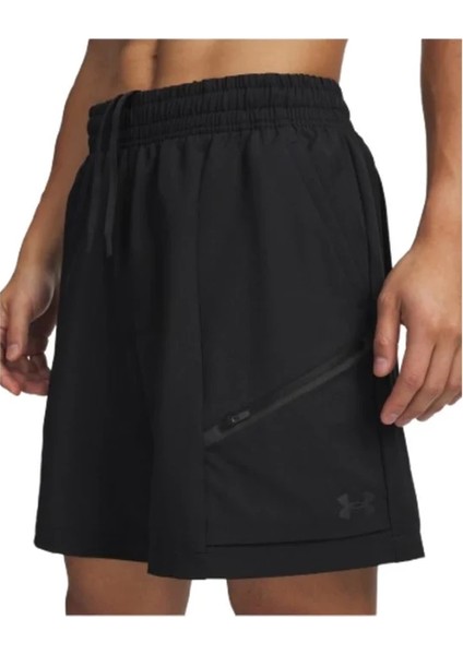 Ua Unstoppable Woven Shorts 6009361-001 Siyah Şort modelleri