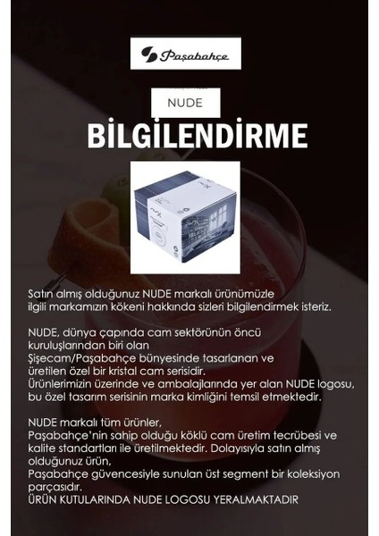 Şarap Kadehi Nude 6 Adet 570CC indirimleri