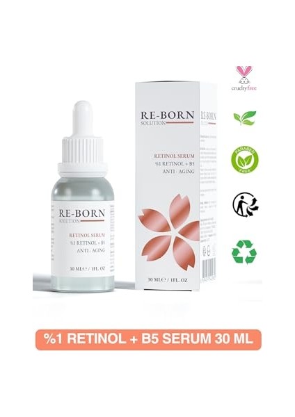 Retinol Serum%1 Retinol + B5 Anti - Aging, 30 ml indirimleri