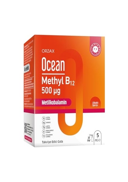 Methyl B12 Dilaltı Sprey 500MCG 5 ml fiyatları