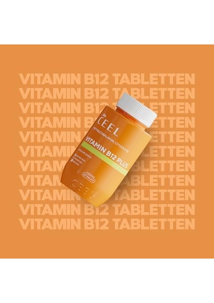 Ceel Vita Vitamin B12 Plus Dil Altı Tablet, Methylcobalamin, Citicoline, 60 Tablet indirimleri