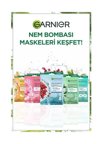 Garnier Nem Bombası Ferahlatıcı Kağıt Maske indirimleri