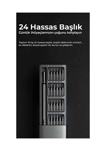 24 Lü Hassas Tornavida Seti SZT01 indirimleri