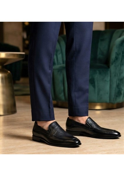 Klasik Erkek Ayakkabı Leosteps Black Abies
