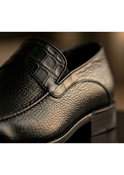 Klasik Erkek Ayakkabı Leosteps Black Abies