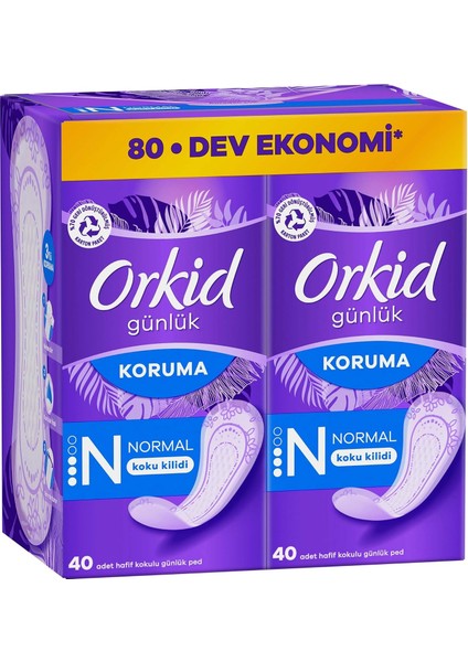 Oreviosell Orkid Günlük Ped Normal Dev Ekonomi Paketi 80'li fiyatları