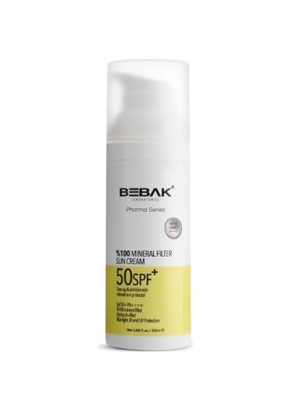 Bebak Pharma Mineral Filter Güneş Kremi 50SPF+ 50ML fiyatları