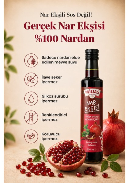 %100 Doğal Nar Ekşisi 330 ml Cam Şişe Yoğun Kıvamlı Aromalı Ürün fiyatları