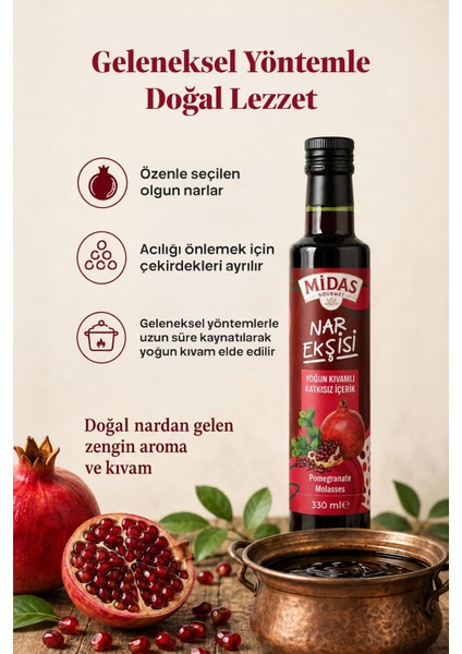 %100 Doğal Nar Ekşisi 330 ml Cam Şişe Yoğun Kıvamlı Aromalı Ürün modelleri