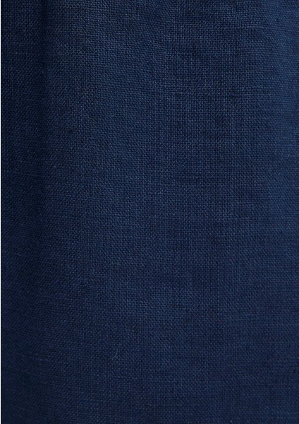 Lacivert Keten Pantolon 0010577-80872