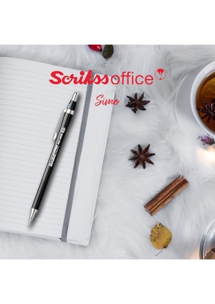 Scrikss Office Simo Mekanik Kurşun Kalem Siyah 0.5 mm indirimleri