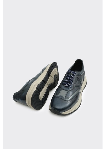 Hakiki Deri Bağcıklı Erkek Sneaker indirimleri