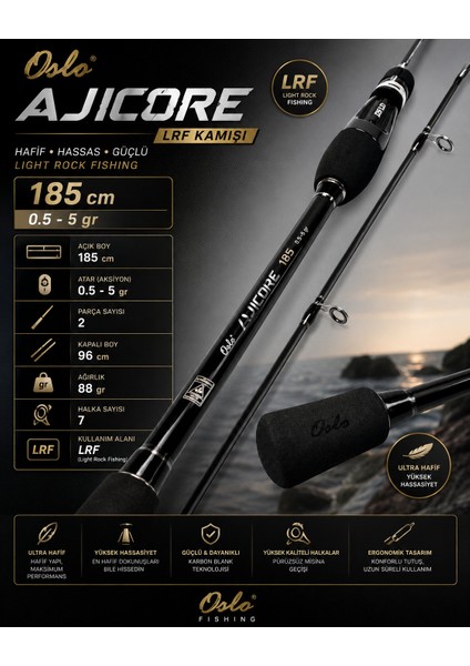 Shimano Fx 2000 1.85mt 0,5-5gr Aji Core Lrf Olta Takımı Seti modelleri