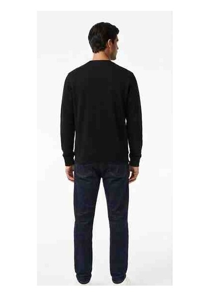 Bisiklet Yaka Siyah Regular Fit fiyatları