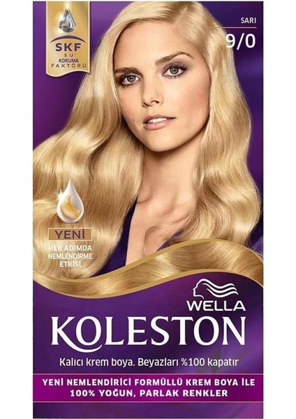 Wella Koleston Kit Saç Boyası - 9/0 Sari fiyatları