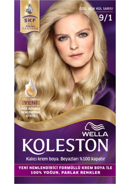 Wella Koleston Kit Saç Boyası - 9/0 Sari modelleri