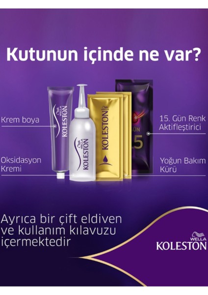 Wella Koleston Kit Saç Boyası - 9/0 Sari fırsatları