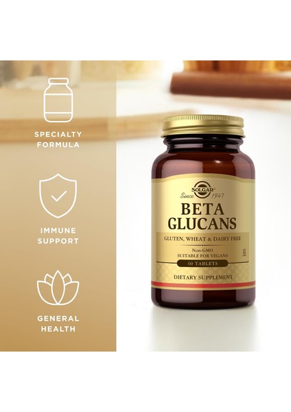 Beta 1,3 Glucans 60 Tablet Aromasız Renkli fırsatları
