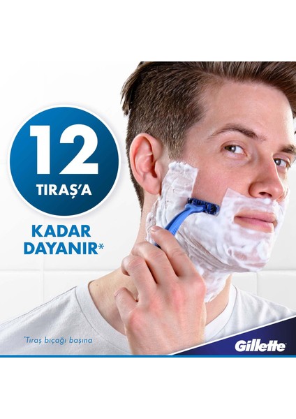 Gillette Blue3 Plus Comfort Tıraş Bıçağı 12'li fiyatları