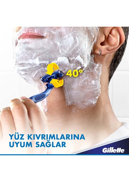 Gillette Blue3 Plus Comfort Tıraş Bıçağı 12'li fırsatları