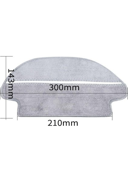Popüler Mi Robot Vacuum Mop Pro STYJ02YM Yedek Fiber Bezi Mop 2 Adet modelleri