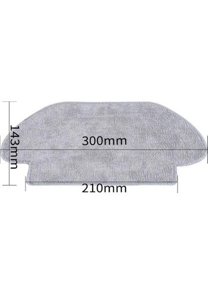 Popüler Mi Robot Vacuum Mop Pro STYJ02YM Yedek Fiber Bezi Mop 2 Adet indirimleri