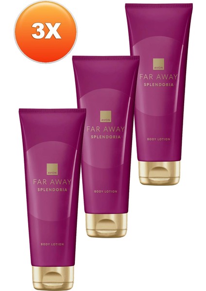 Avon Far Away Splendoria Vücut Losyonu 125 Ml. Üçlü Set fiyatları