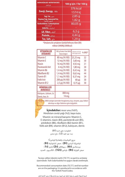 Glutensiz Mısır Gevreği Corn Flakes fiyatları