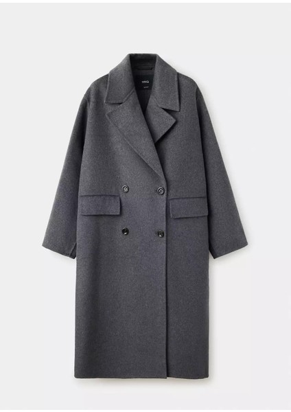 El yapımı oversize yün palto modelleri
