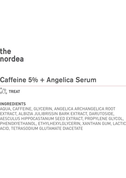 The Nordea Caffeıne 5% + Angelıca Serum modelleri