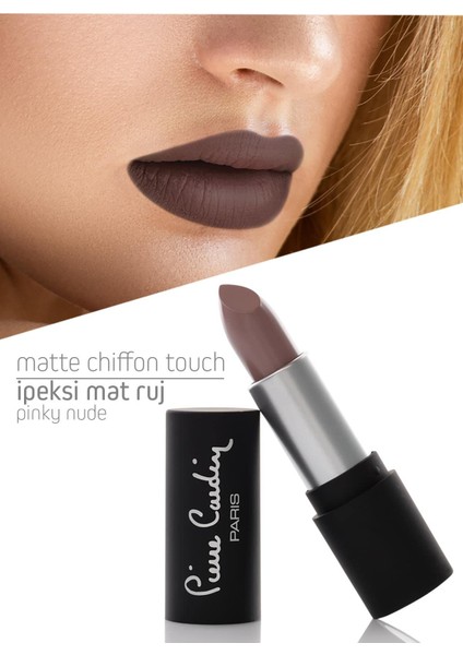 Pierre Cardin Matte Chiffon Touch Lipstick - Pinky Nude - 172 fiyatları