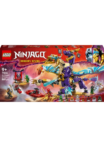 LEGO Nınjago Odak Ark Ejderhası 71836 modelleri