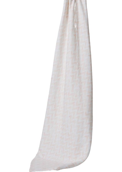 Deeperlove Pink Zigzag Muslin Çok Amaçlı Örtü fiyatları