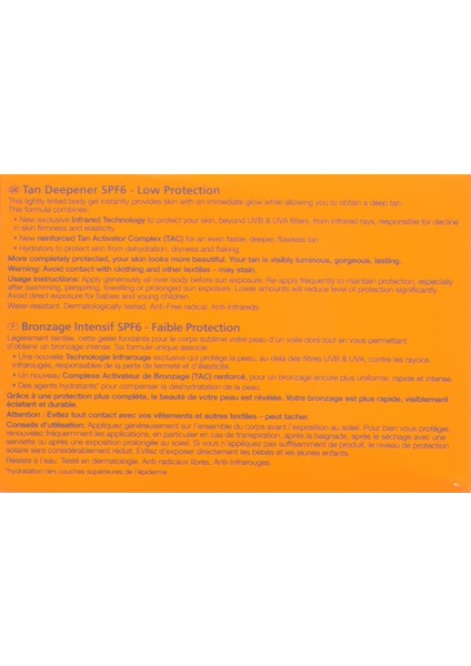 Lancaster Tan Deepener Spf6 200 ml Bronzlaştırıcı 1 Paket modelleri