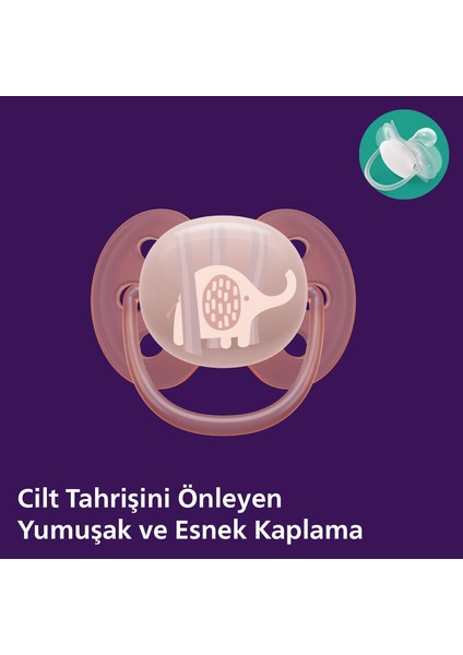 Philips Avent SCF091/09 Ultra Soft 0-6 Ay 2li Kız Emzik fırsatları