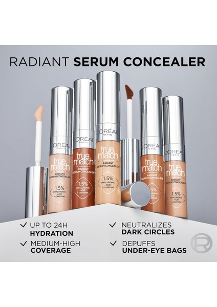 L'oreal Paris True Match Aydınlatan Serum Kapatıcı - 3r indirimleri