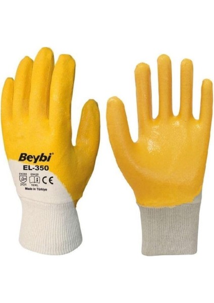 Beybi KN350 EL-350 Pamuk Astarlı Nitril Iş Eldiveni fiyatları