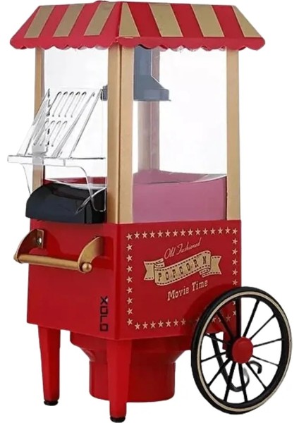 PG618 Mısır Patlatma Makinesi Kırmızı modelleri