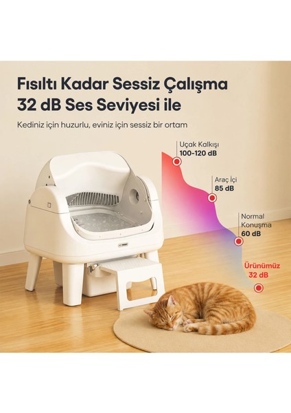 Autoscooper AS12 Lite Akıllı Otomatik Kedi Tuvaleti