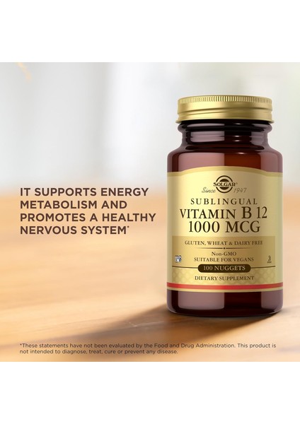Su Store Solgar Vitamin B12 1000MCG 100 Tablet indirimleri