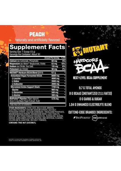 Hardcore Bcaa - Pre Intra Or Post Workout Hydration + Recovery - 30 Serving fiyatları