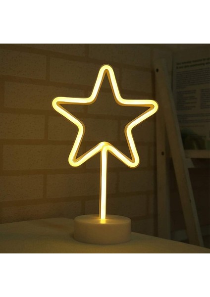 Yıldız Neon LED Lamba fırsatları