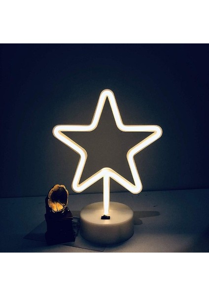 Yıldız Neon LED Lamba indirimleri