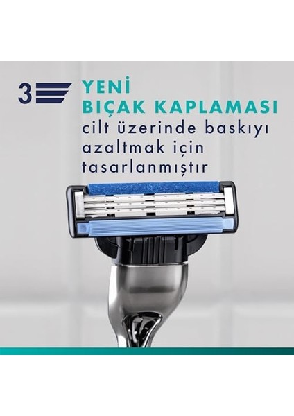 Mach3 Yedek Tıraş Bıçağı 4'lü modelleri