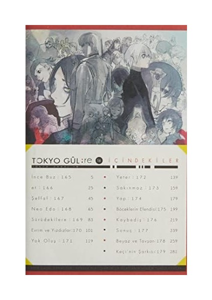 Tokyo Gul: Re 16. Cilt modelleri